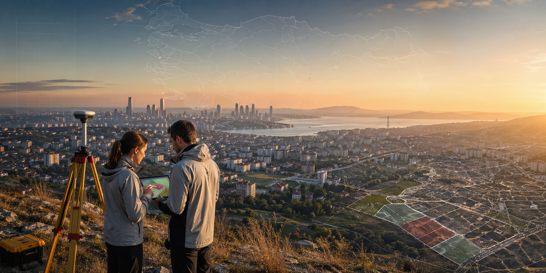 Türkiye genelinde SPK değerleme ve harita mühendislik sahasını temsil eden panoramik görsel